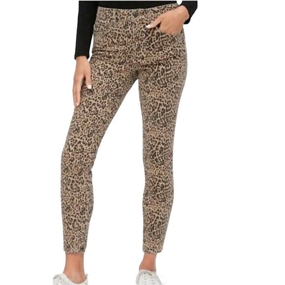 GAP High Rise Universal Leopard Print Legging Jeans NWT Size 20 / 35 - Picture 2 of 6